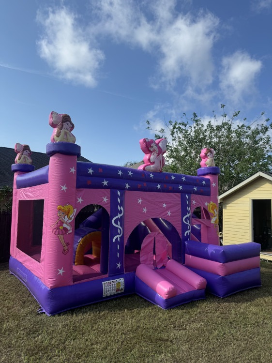 Pink 4 in 1 princess castle